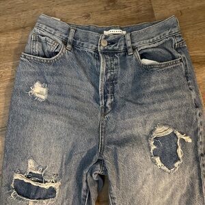 PacSun Womens Distressed Blue Jeans